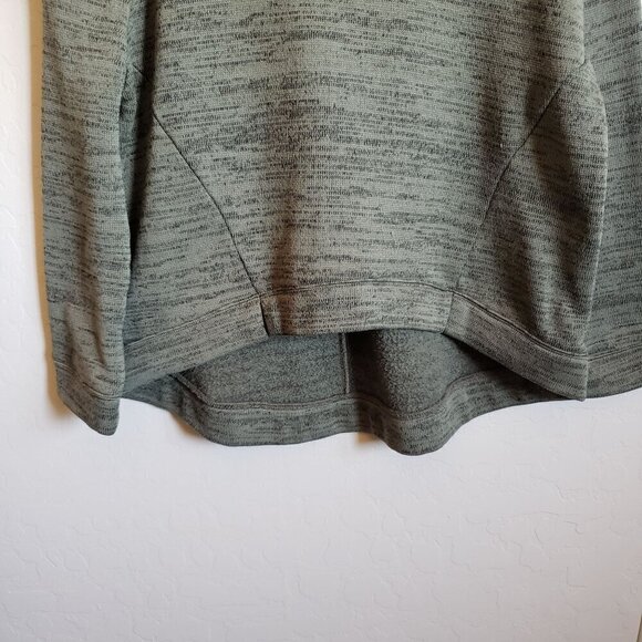 Anthropologie Saturday Sunday Marl Oversized Funnel Neck Sweater Green Women's M - Picture 6 of 12